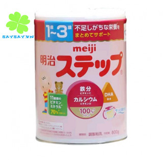 Sữa Meiji Nhật nội địa 1-3 Hộp sắt 800g (Sữa số 9)
